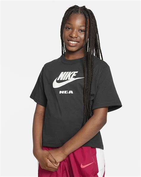 big girls nike tee make it don't fake it belk|nike big girls.